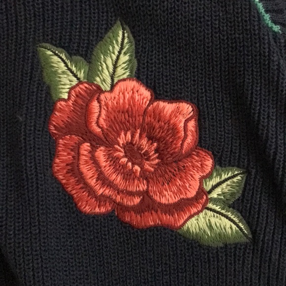 Embroidered Rose Cardigan - Picture 2 of 5